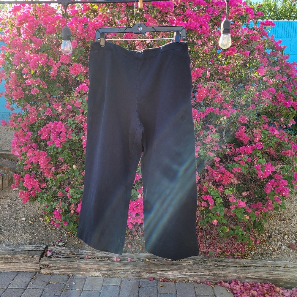 PacifiCotton black crop pants